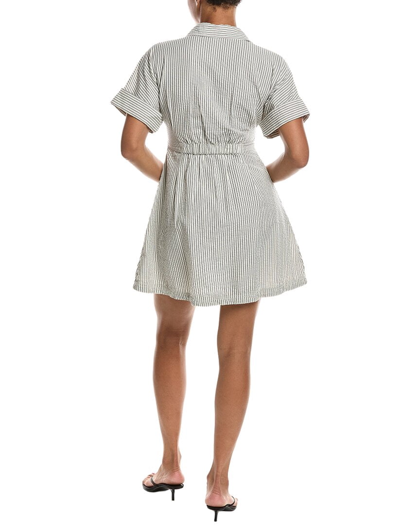 thumbnail image 2 of Madewell womens The Perry Mini Shirtdress, xs, Black, 2 of 3