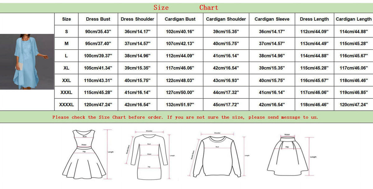 thumbnail image 3 of Women'S Summer Dresses Women'S Casual Fashion Elegant Lace Chiffon Pure Color Dress Two Piece Lace Grey XXXXL, 3 of 6