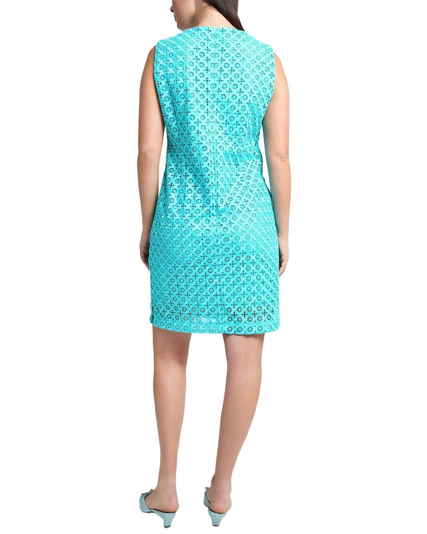 thumbnail image 2 of Ming Wang womens Geometric Lace Cutout Woven Sheath Dress, xs, 2 of 3