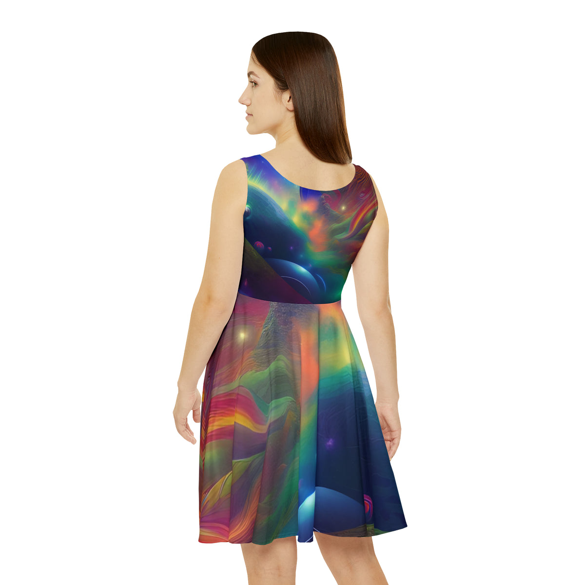 thumbnail image 5 of 'Pillars of Creation' Women's Skater Dress (AOP), 5 of 6