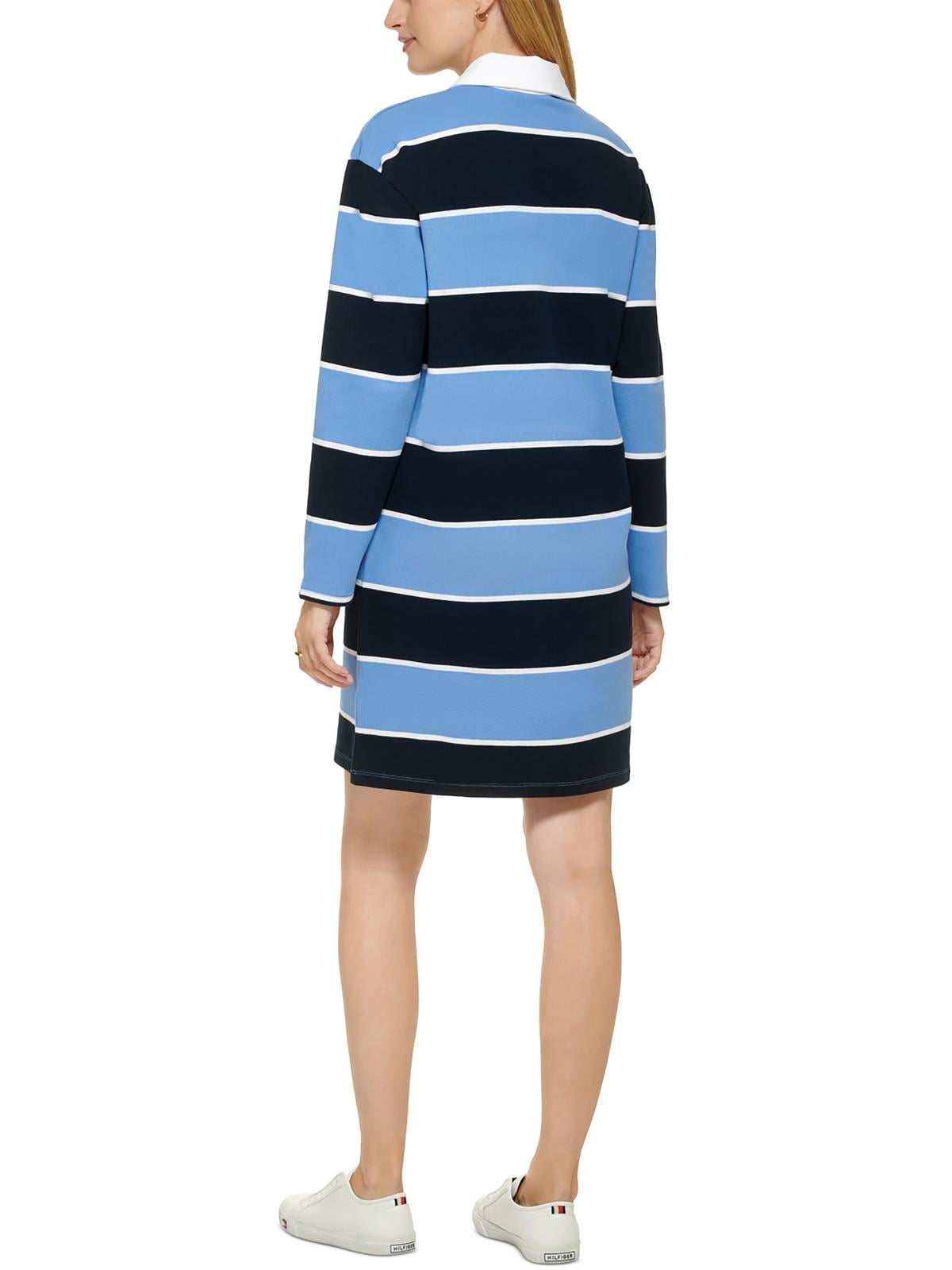 thumbnail image 2 of Tommy Hilfiger Womens Logo Knee-Length Shirtdress, 2 of 2