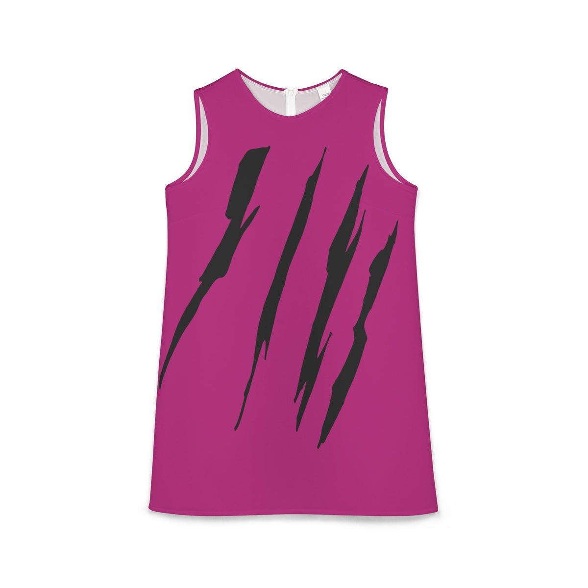 thumbnail image 1 of Effete Feline Claw Marks Scratch A-line Sleeveless Dress (AOP), 1 of 6