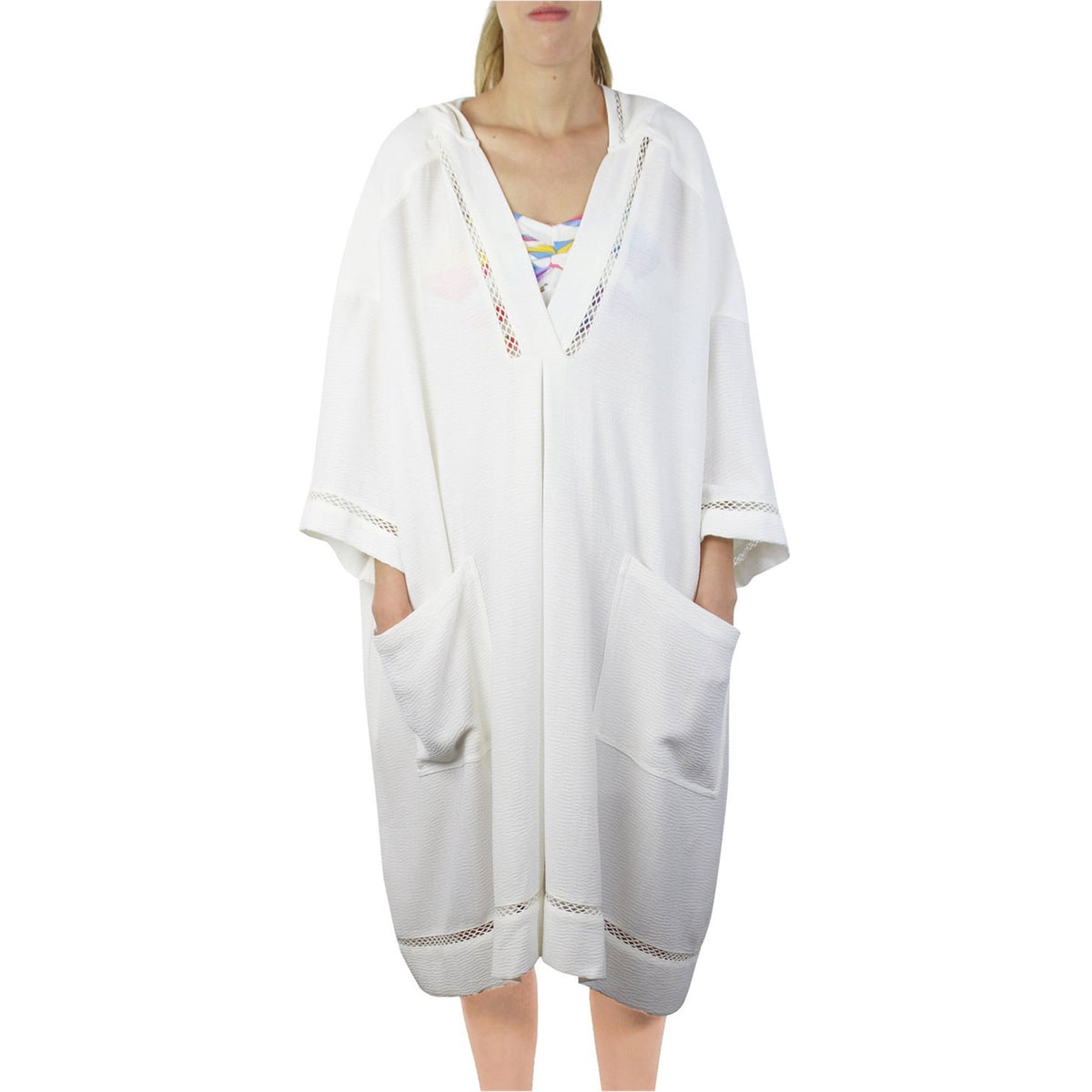 thumbnail image 1 of Free People Womens Hooded Elbow Sleeves Casual Dress, 1 of 2