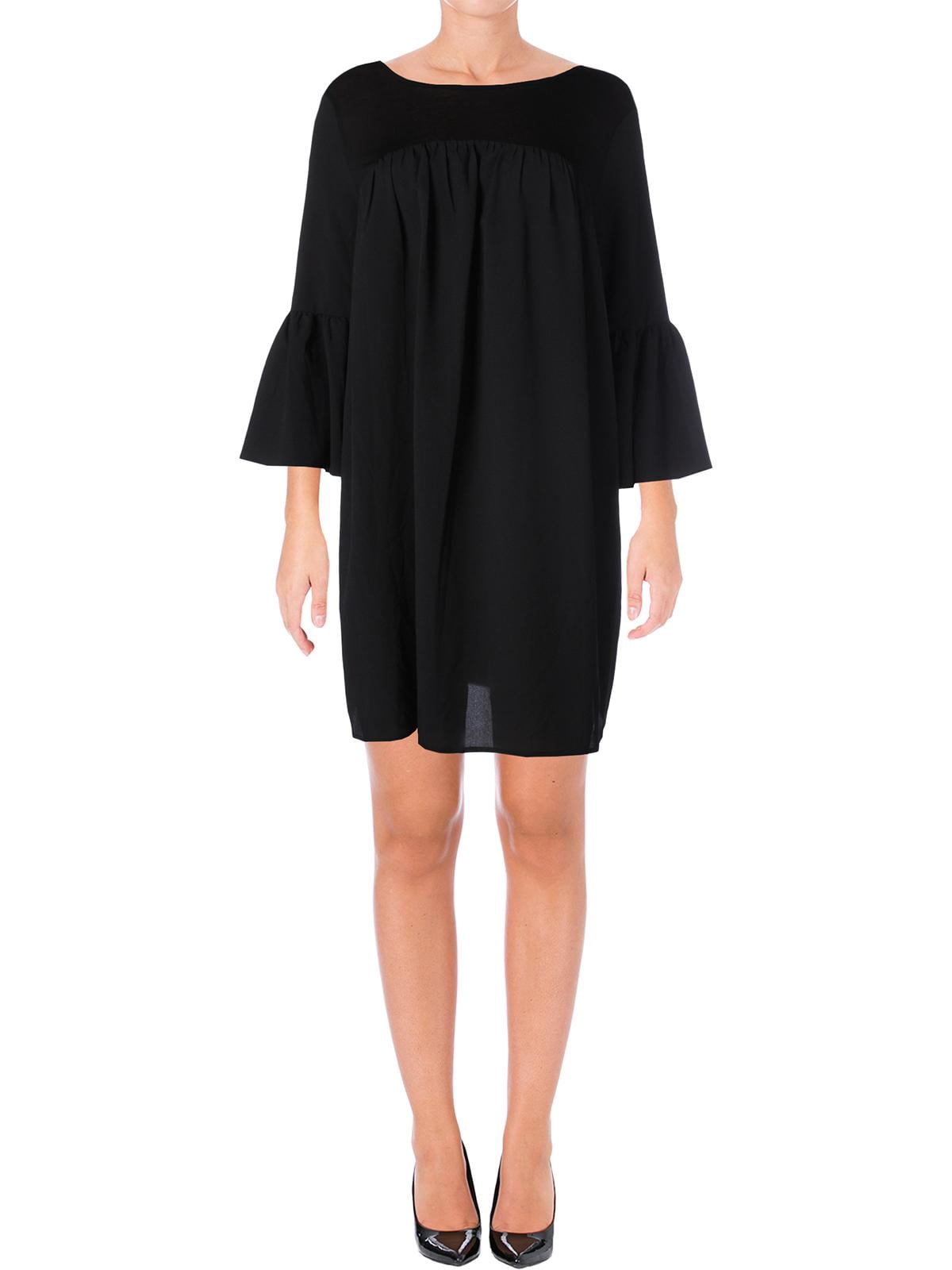 thumbnail image 1 of French Connection Women's Large Ruched Shift Dress Black L, 1 of 1
