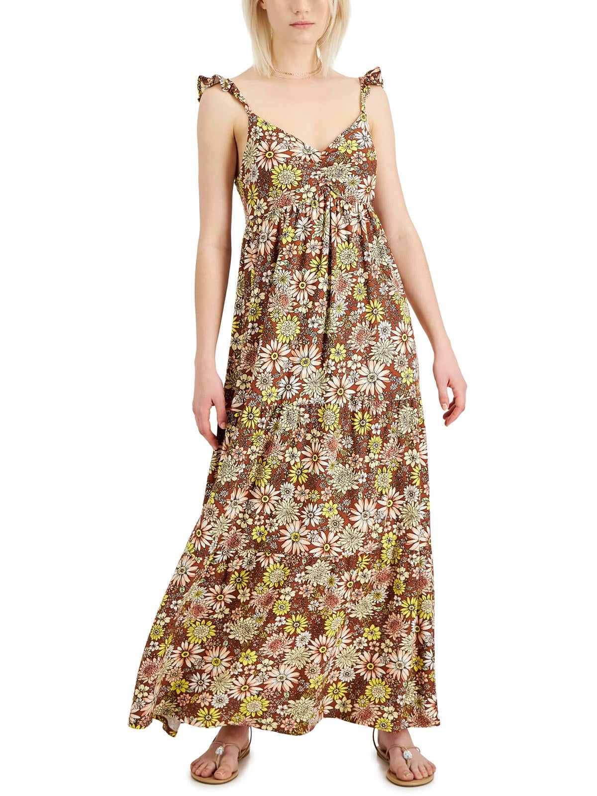 thumbnail image 1 of Jamie & Layla Womens Petites Floral Print Long Maxi Dress, 1 of 2