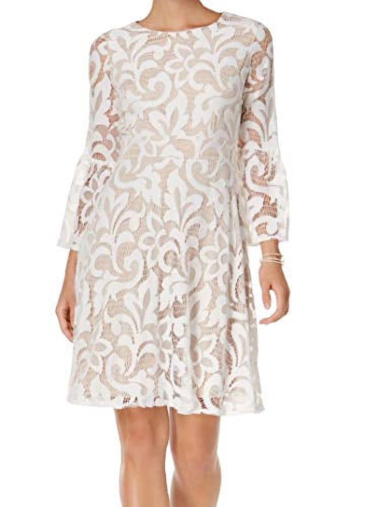 thumbnail image 1 of Jessica Howard Lace A-Line Dress White Small Plus, 1 of 1