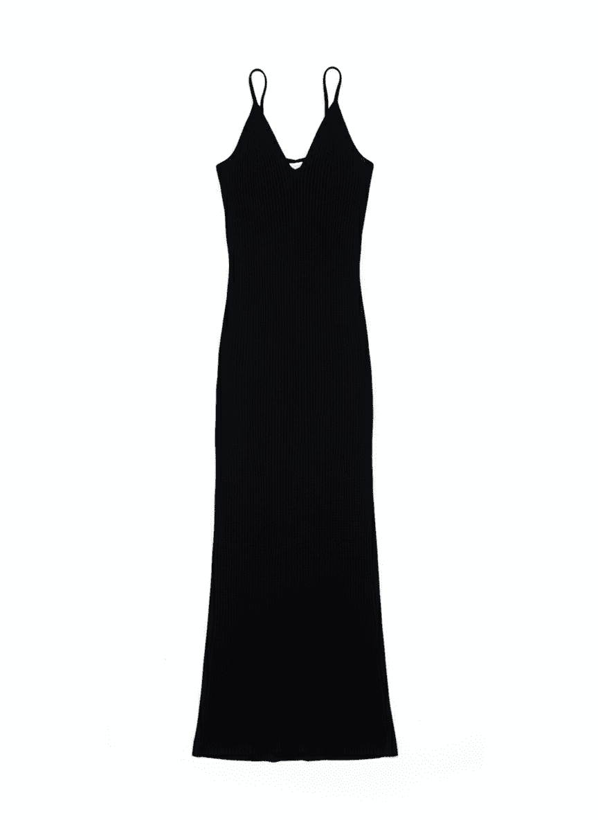 thumbnail image 1 of Lives The Process Woman's Black Pillar Slip Dress, US Medium, 1 of 1