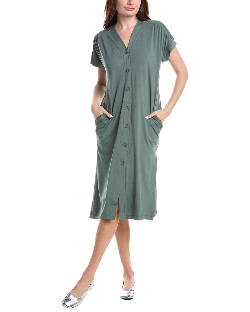 thumbnail image 1 of MASAI COPENHAGEN womens Solid Midi Dress, s, Green, 1 of 3