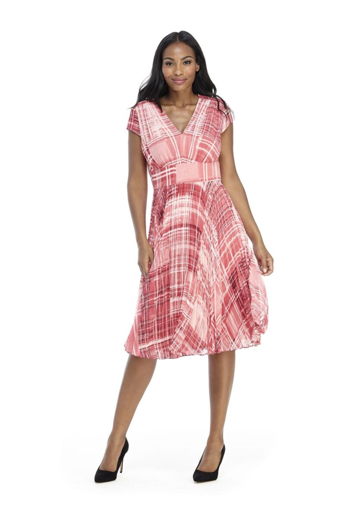 thumbnail image 1 of Maggy London May Pleated Dress, 1 of 4