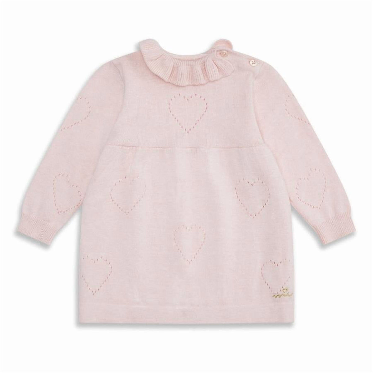 thumbnail image 1 of Marie Chantal Infant Knitted Heart Dress, Size 12M, 1 of 1
