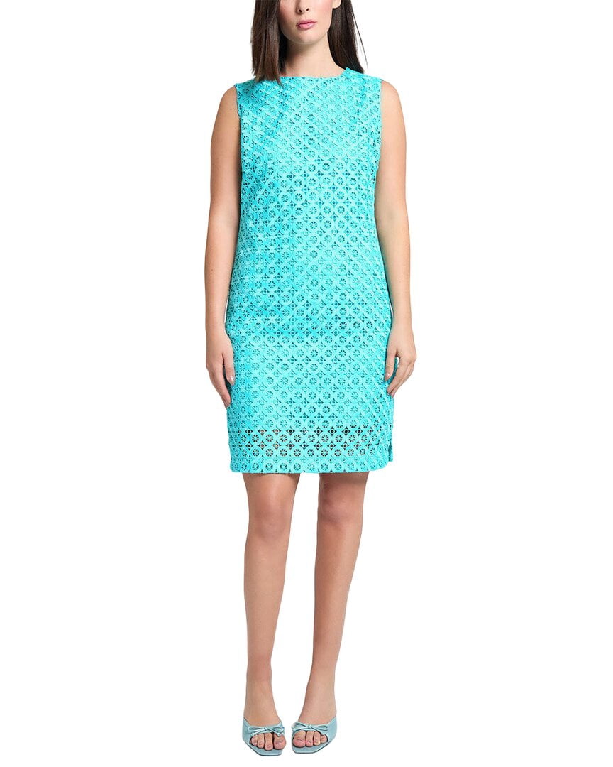 thumbnail image 1 of Ming Wang womens Geometric Lace Cutout Woven Sheath Dress, xs, 1 of 3