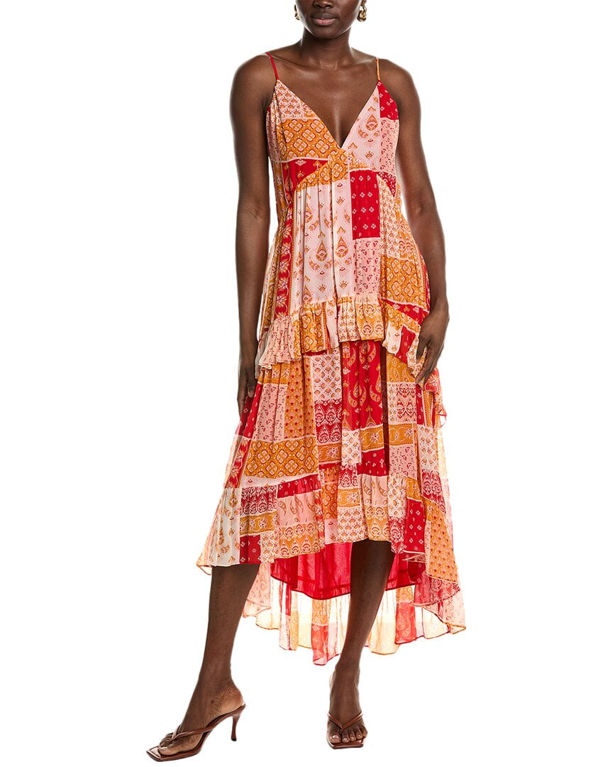 thumbnail image 1 of Ramy Brook womens Lura Maxi Dress, 2, Orange, 1 of 3