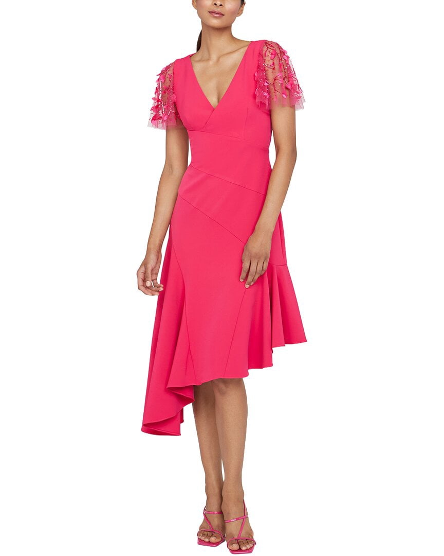 thumbnail image 1 of Theia womens Jazlyn Asymmetric Dress, 6, 1 of 3