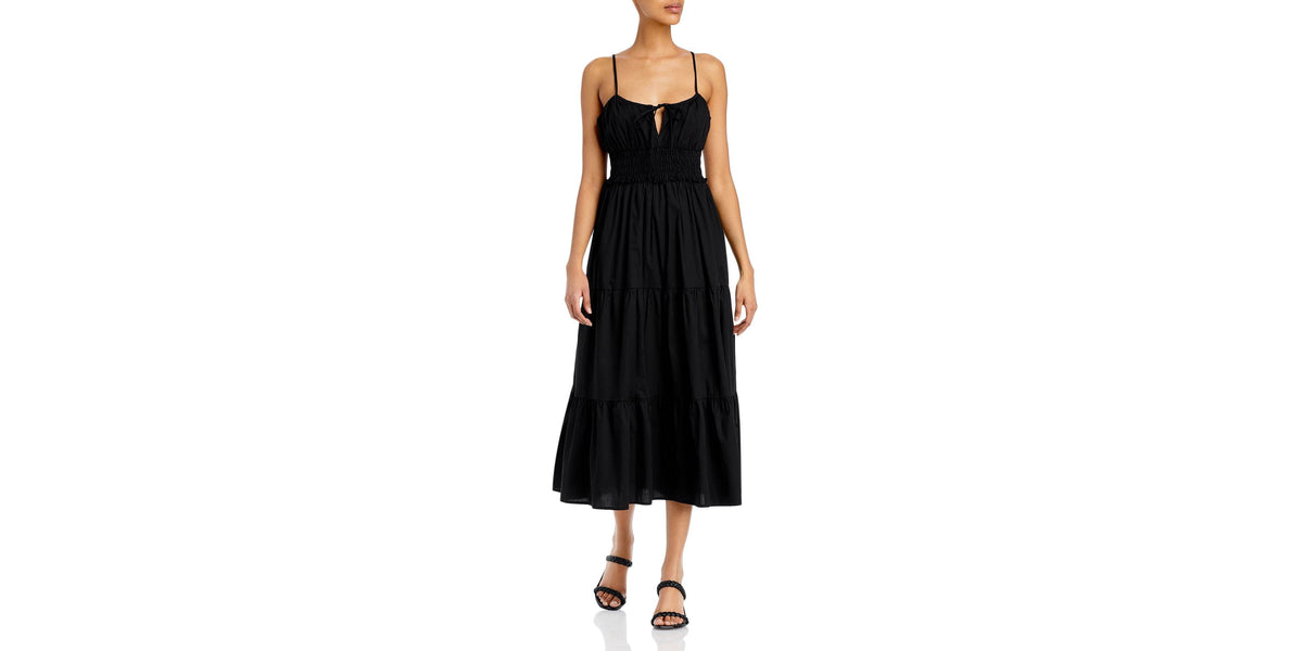 thumbnail image 1 of WAYF Wisteria Floral Tiered Midi Sundress, 1 of 1