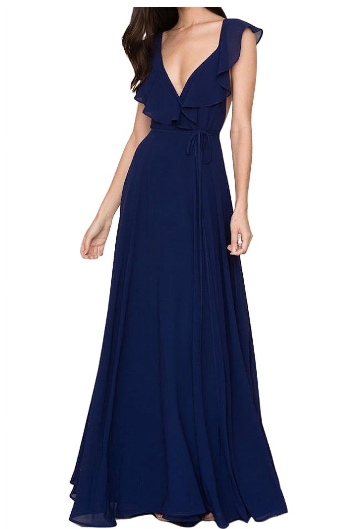 thumbnail image 1 of YUMI KIM Women's Full Bloom Maxi Dress, Blue, XS, 1 of 2