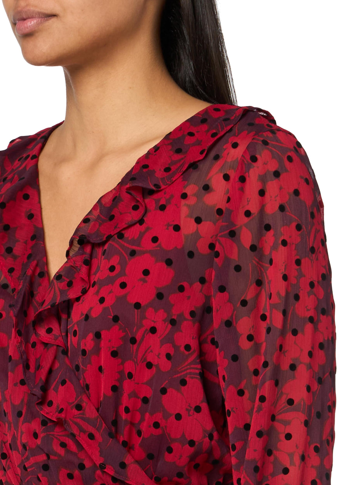 thumbnail image 3 of Tommy Hilfiger Women's Dress,Wine Tasting/Chili Pepper,6, 3 of 3