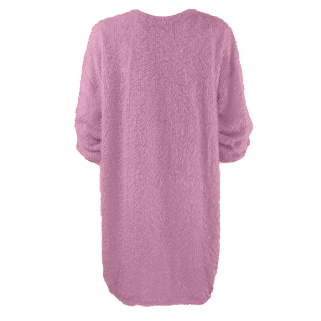 thumbnail image 3 of 2025 Women Winter Sweater Knit Long Sleeve Short Dress Turtleneck Warm Long Sleeve Creme Color Dresses for Pocket Birthday Mini Medium, 3 of 5