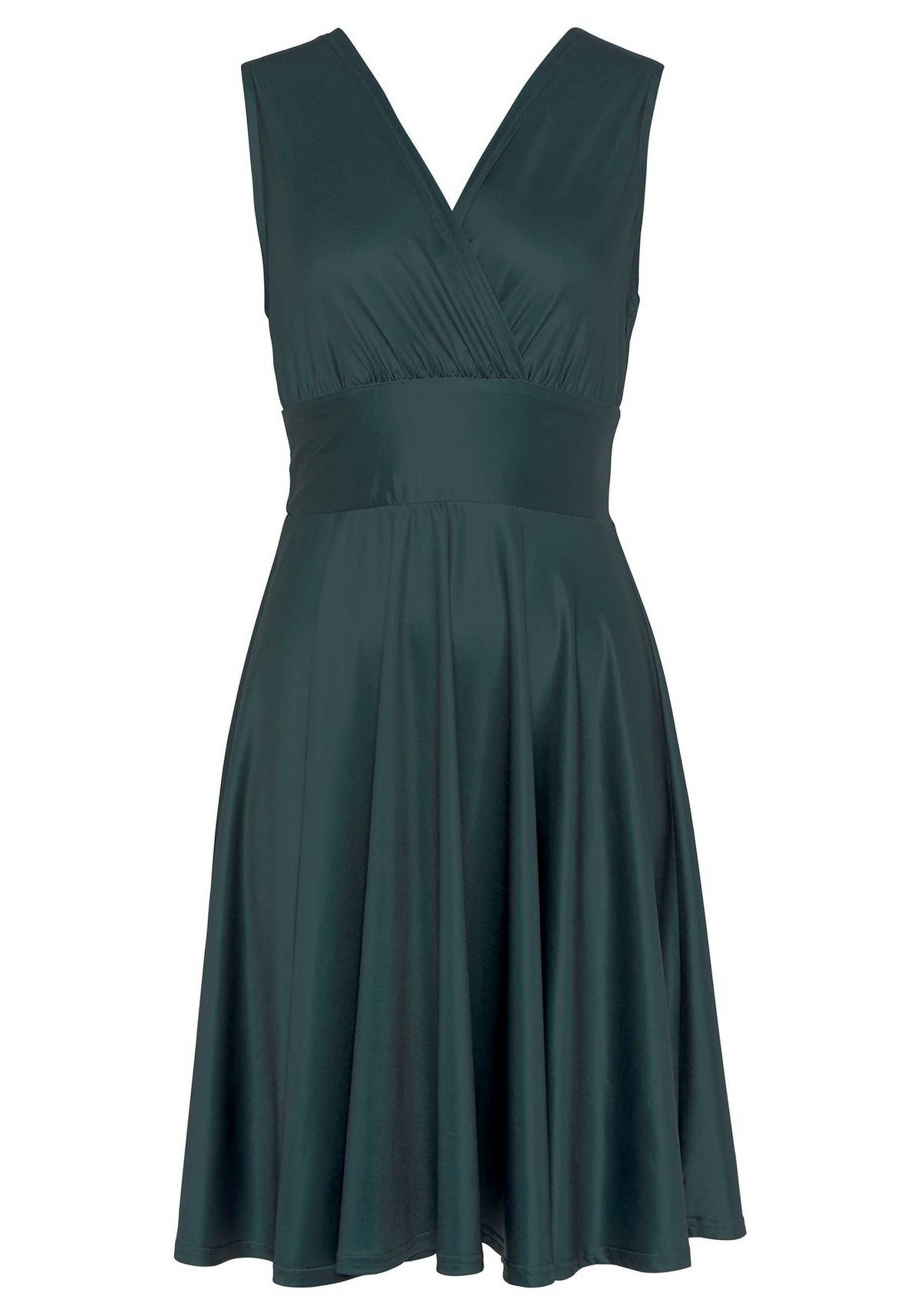 thumbnail image 4 of LASCANA Women's Sleeveless Wrap Look Dress, 4 of 5