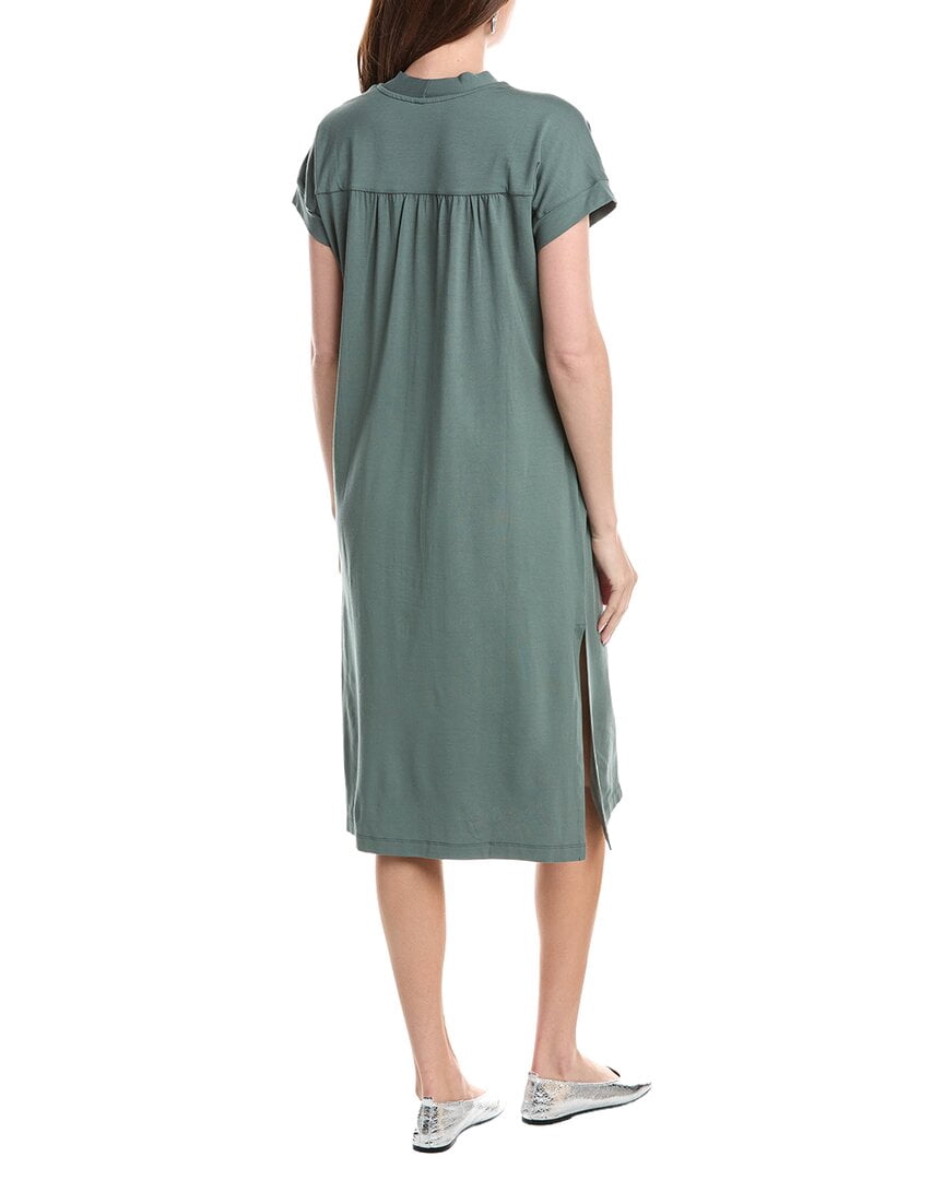thumbnail image 2 of MASAI COPENHAGEN womens Solid Midi Dress, s, Green, 2 of 3