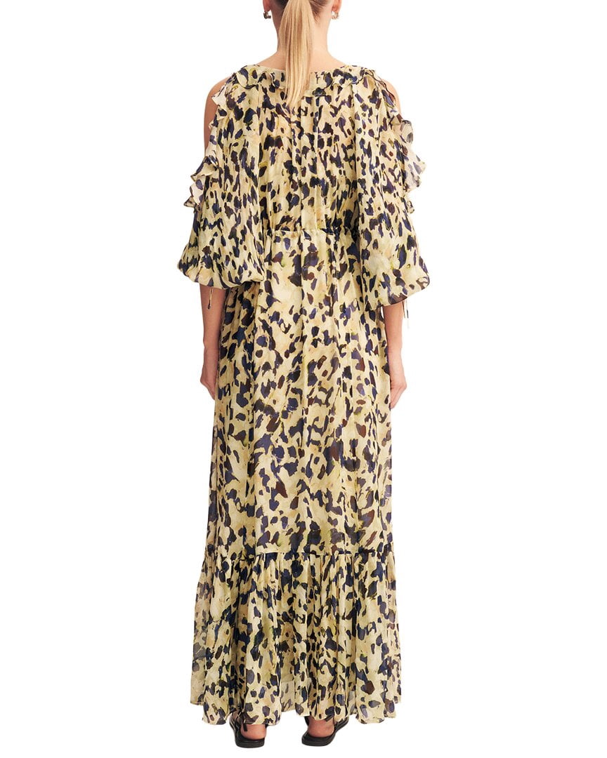 thumbnail image 2 of Shona Joy womens Kinetic Ruffle Drawstring Maxi Dress, 0, 2 of 3